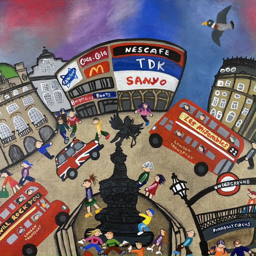 Welcome Sandwiches (Piccadilly Circus) by Caroline Appleyard
