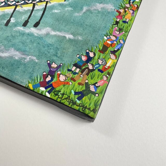 Oxford Cambridge Boat Race by Caroline Appleyard