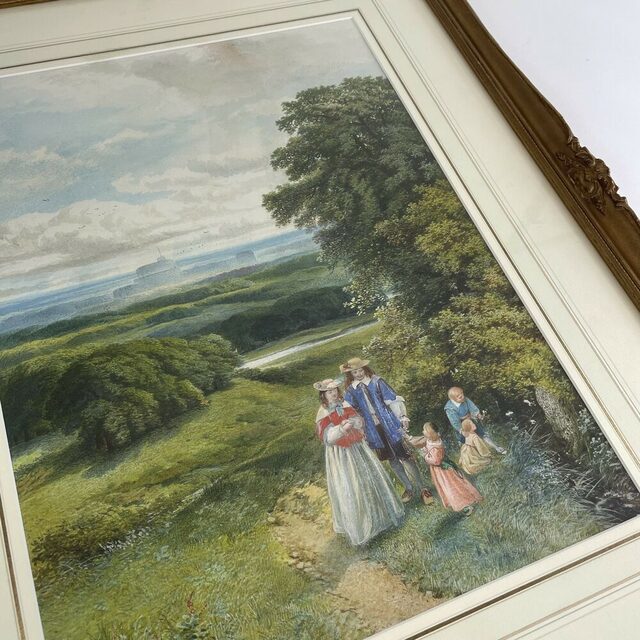 A Stroll in Windsor Park by J.E Buckley