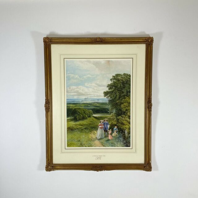 A Stroll in Windsor Park by J.E Buckley