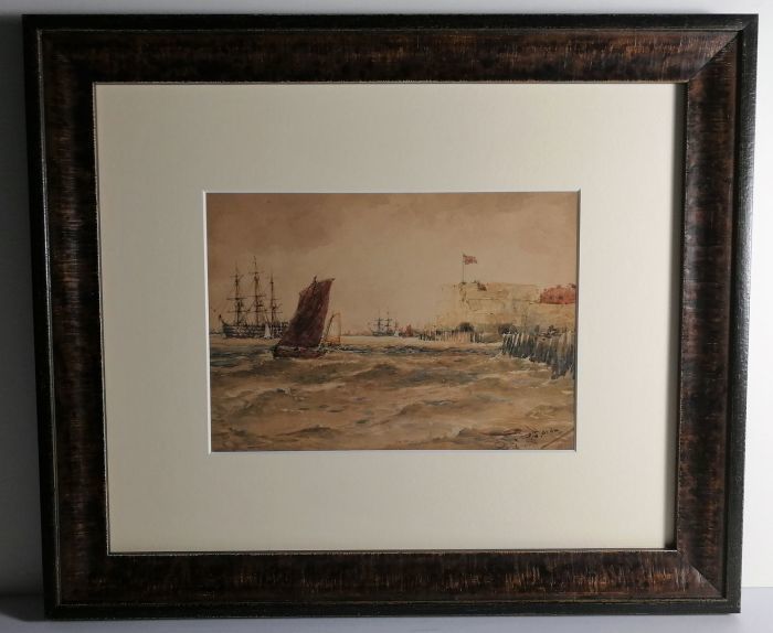 British Port of Ships by Thomas Bush Hardy
