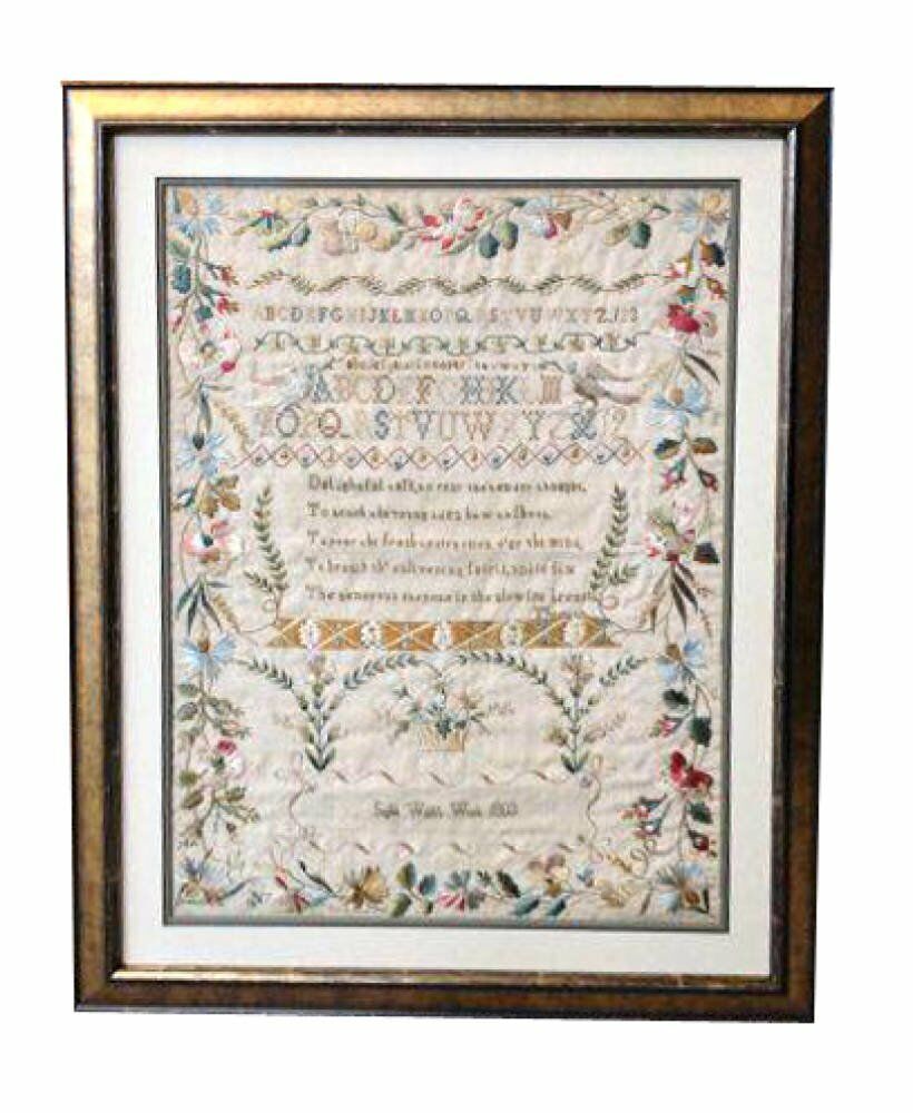 Antique Embroidery Stitched in 1803