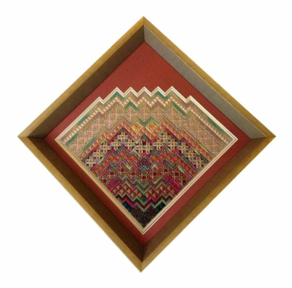 Embroidery of Geometric Pattern