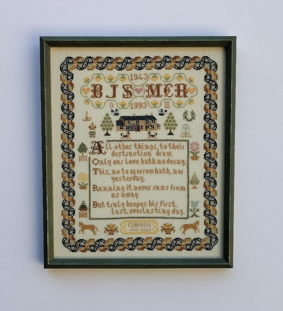 Embroidery of John Donne Poem