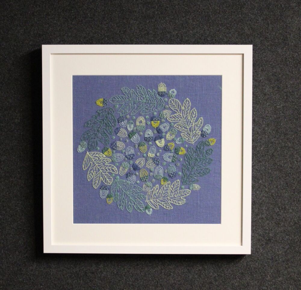 Embroidery of Norwegian Acorns
