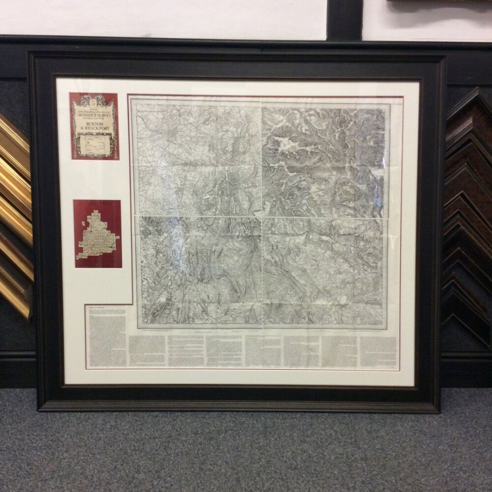 Map of Peak District 