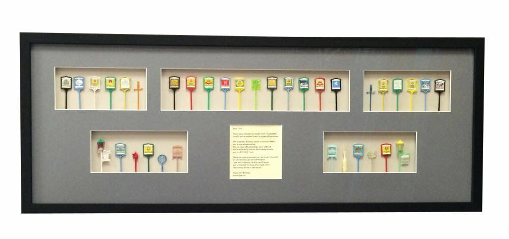 Multi Aperture Mount for Collection of Cocktail Sticks