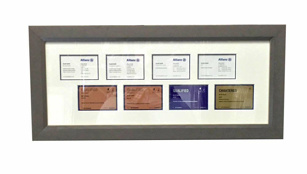 Multi Aperture Mount for Eight Business Cards