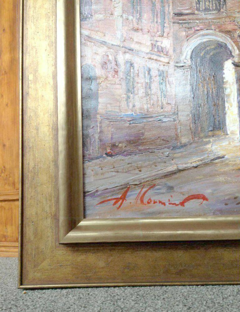 Oil Painting of Bruges