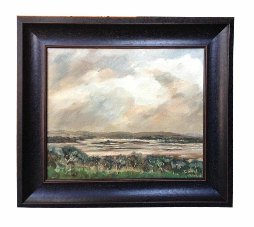 Oil Painting of Impressionist Landscape