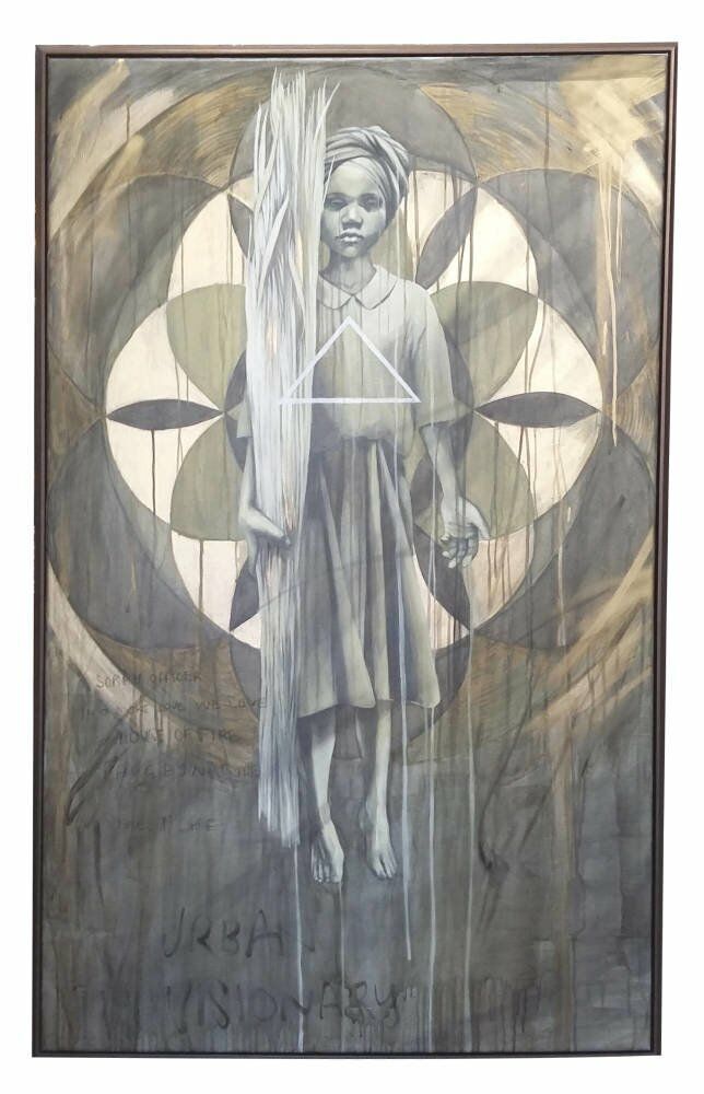 Large Frame for Reproduction of Faith47 Mural