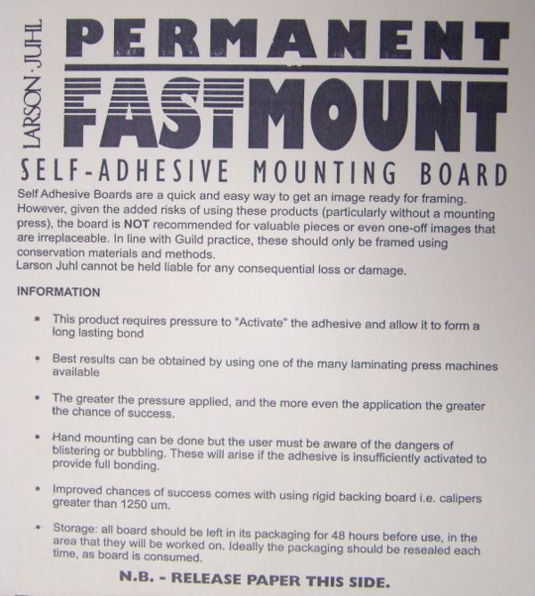 Fastmount Permanent Sticky 1.5mm