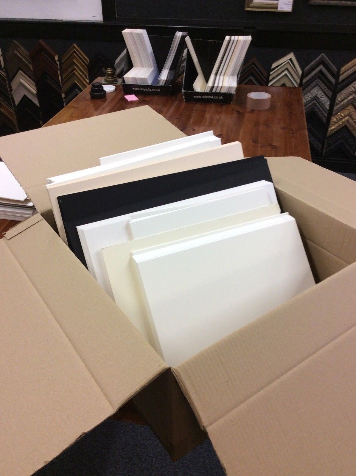 Small Card/Mountboard Offcuts (up to A4, approx 5kg)