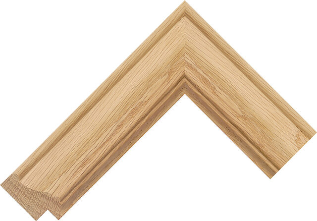 111200000 - Natural - 34mm wide picture frame chevron