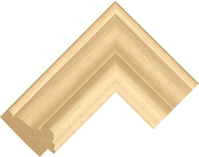 112400000 - Natural - 69mm wide picture frame chevron