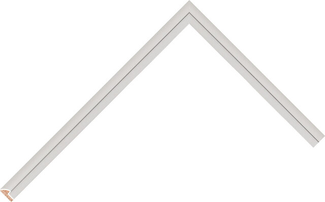 115654 - Silver - 11mm wide picture frame chevron