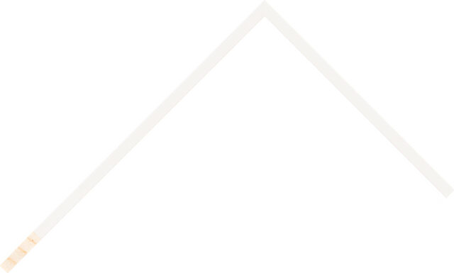 117250127 - White - 25mm wide picture frame chevron