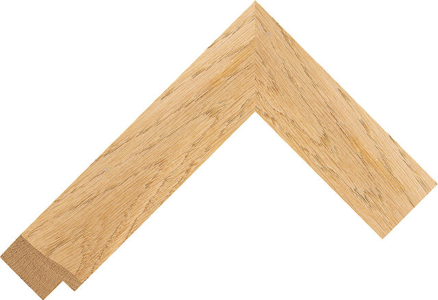 119200000 - Natural - 38mm wide picture frame chevron