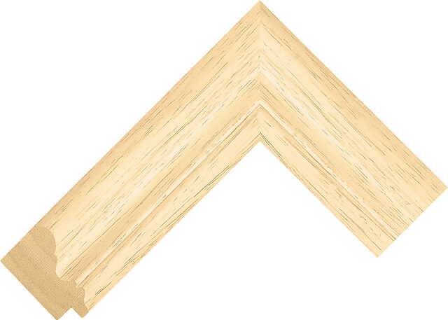 120400000 - Natural - 47mm wide picture frame chevron