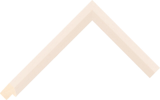 128157000 - Ivory - 18mm wide picture frame chevron