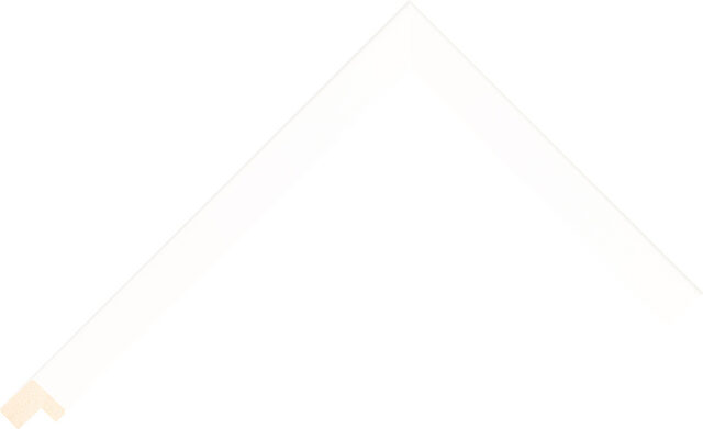 130127000 - White - 15mm wide picture frame chevron