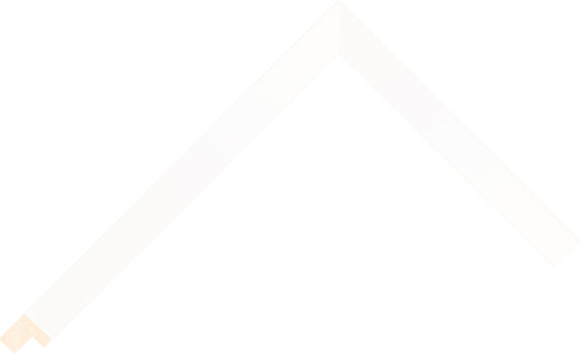 130220127 - White - 15mm wide picture frame chevron