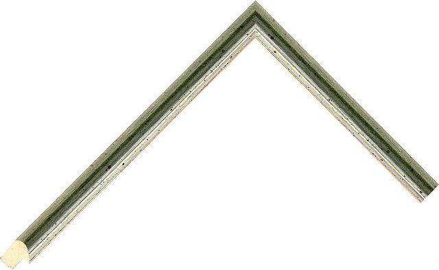13447 - Green - 13mm wide picture frame chevron