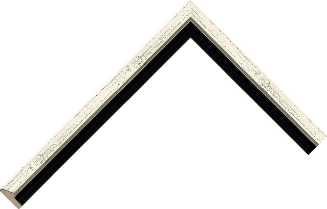 136084 - Silver - 16mm wide picture frame chevron