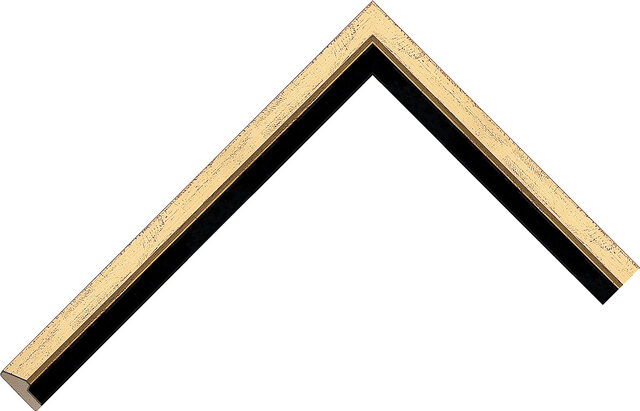 136086 - Gold - 16mm wide picture frame chevron