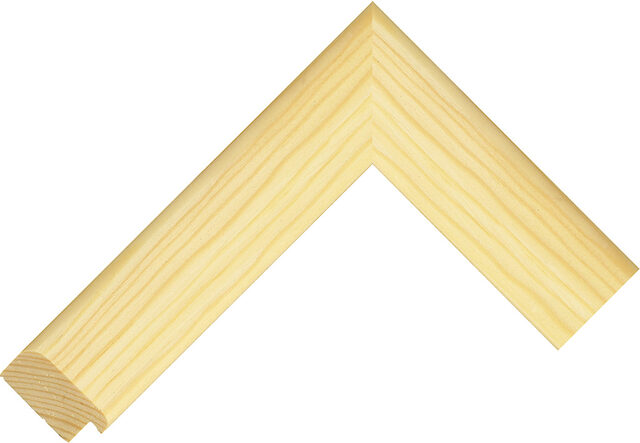 137500000 - Natural - 38mm wide picture frame chevron