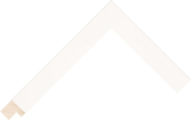140127000 - White - 22mm wide picture frame chevron
