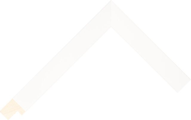 140220127 - White - 22mm wide picture frame chevron