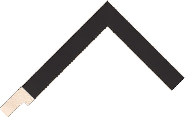 145790 - Black/Silver - 20mm wide picture frame chevron