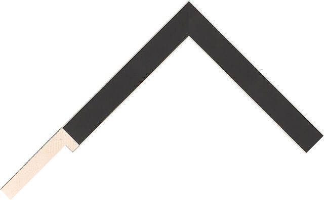 146790 - Black/Silver - 15mm wide picture frame chevron