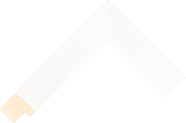 150220127 - White - 33mm wide picture frame chevron