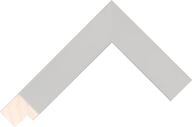 150654000 - Silver - 33mm wide picture frame chevron