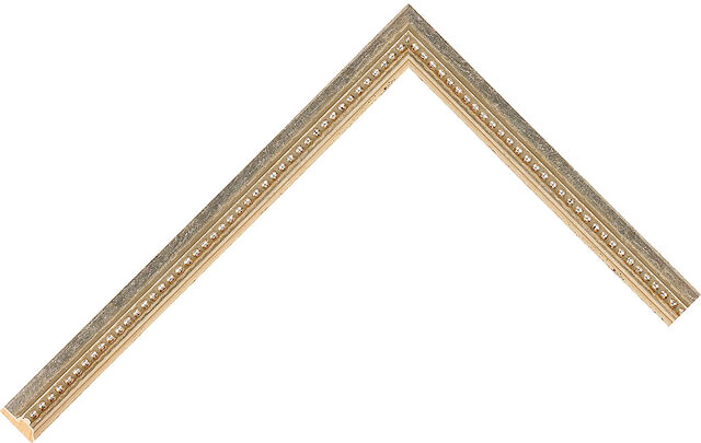 151IS - Silver - 13mm wide picture frame chevron