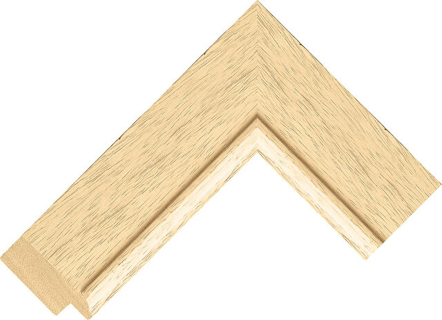 169400000 - Natural - 48mm wide picture frame chevron
