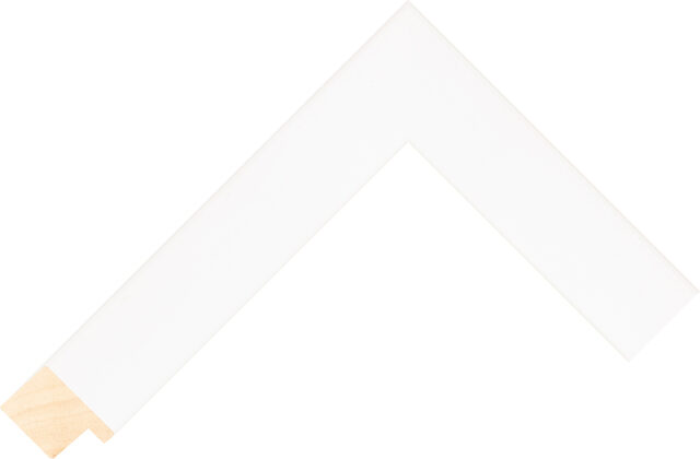 175000127 - White - 30mm wide picture frame chevron