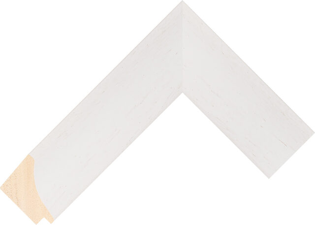 185000127 - White - 44mm wide picture frame chevron