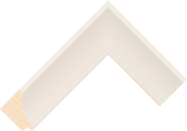 185000137 - Cream - 44mm wide picture frame chevron