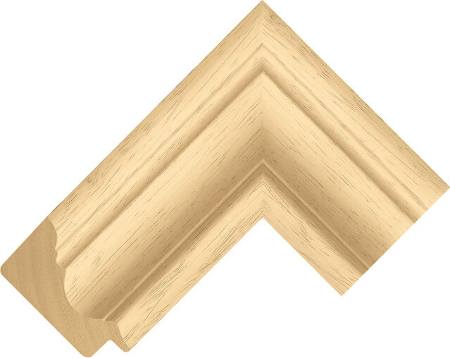 186400000 - Natural - 70mm wide picture frame chevron