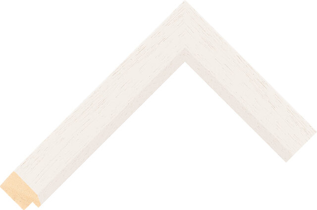 200000137 - Cream - 30mm wide picture frame chevron