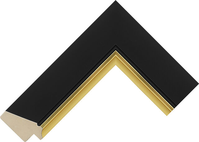 202167246 - Black - 49mm wide picture frame chevron