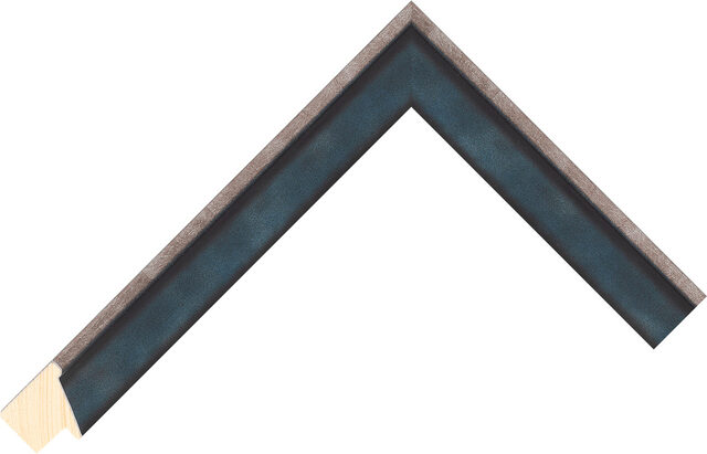203073104 - Blue/Silver - 23mm wide picture frame chevron