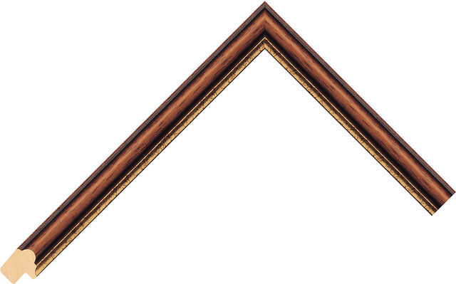 204494246 - Walnut - 15mm wide picture frame chevron