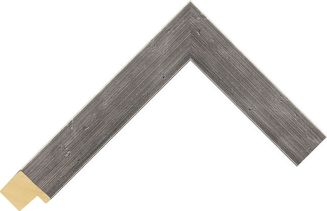 205252 - Pewter - 25mm wide picture frame chevron
