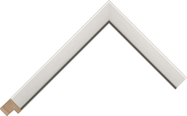 207660 - Silver - 19mm wide picture frame chevron