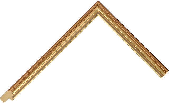 209283000 - Gold - 13mm wide picture frame chevron