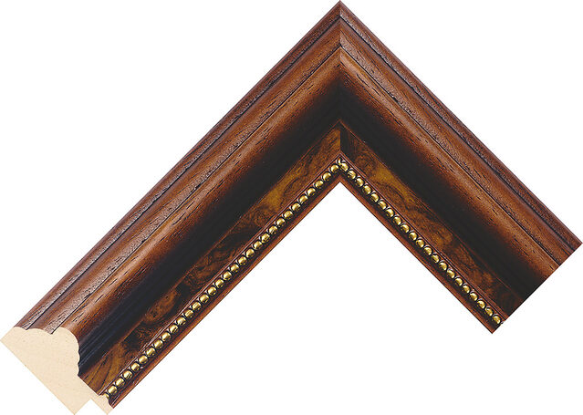 209492246 - Walnut - 36mm wide picture frame chevron